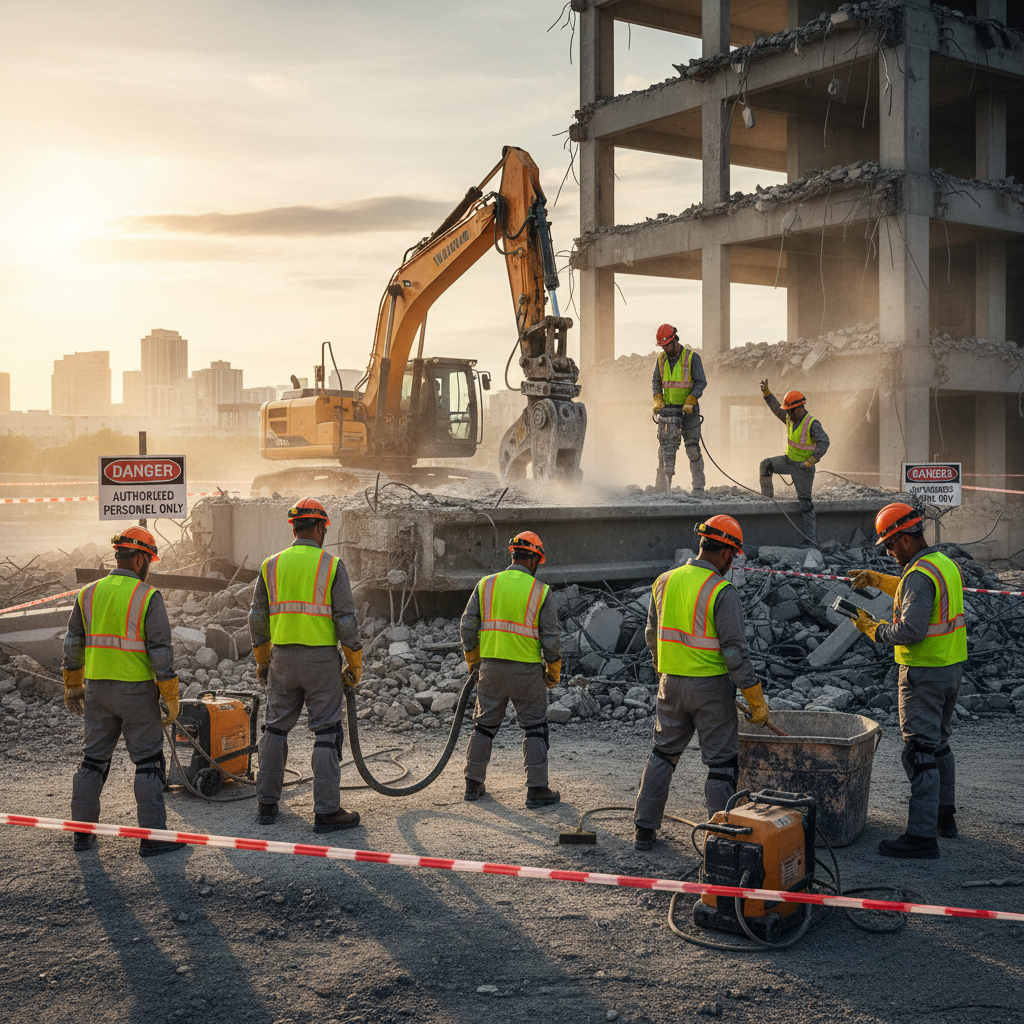 Saugos standartai griovimo darbuose